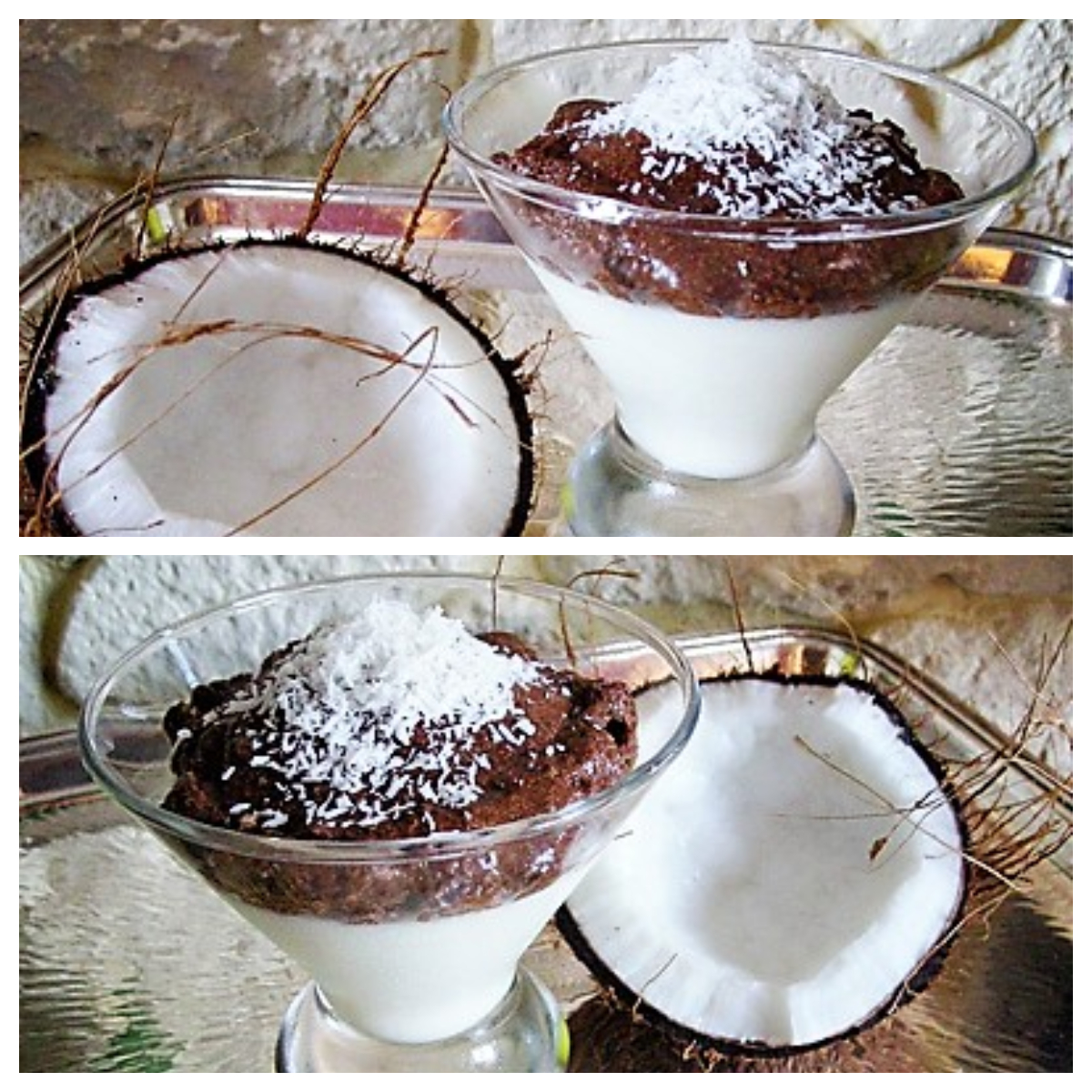 Panna Cotta Chocolat Noix De Coco La Recette Facile Par Toqu S Cuisine