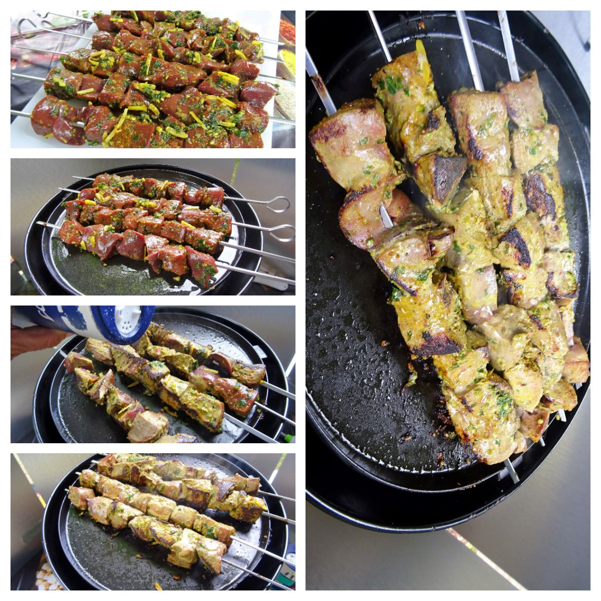 Brochettes De Foie D Agneau Au Ras El Hanout La Recette Facile Par