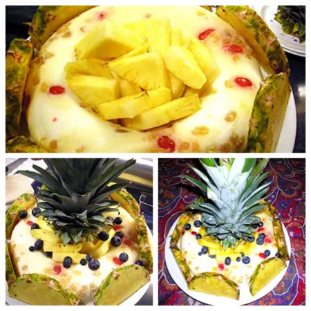 Couronne glacée à l'ananas et au rhum - 7