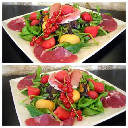 Salade fruitée à la coppa - 5