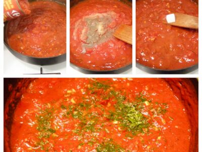 Sauce tomate à l'ail - 3