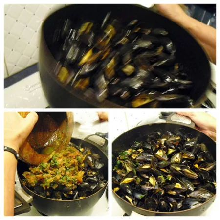 Moules au pistou - 6