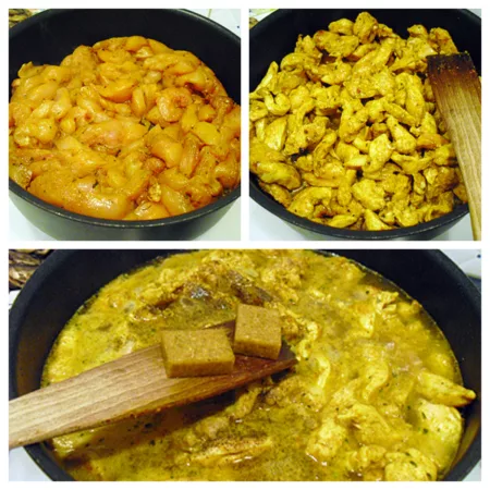 Poulet au curry - 4