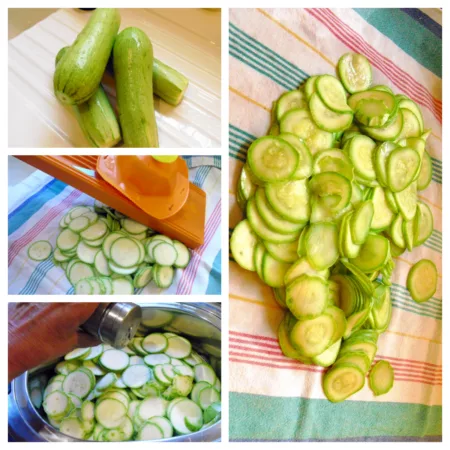 Flan de courgettes au saumon - 2