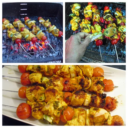 Brochettes de poulet au citron - 4