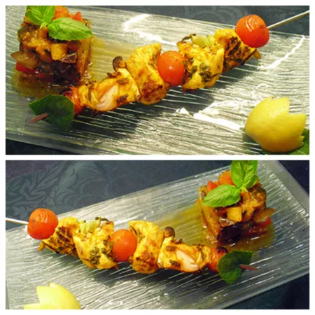 Brochettes de poulet au citron - 5