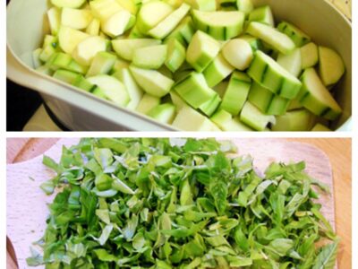 Timbales de courgettes au basilic - 2