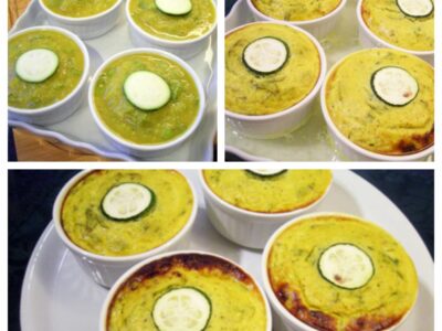 Timbales de courgettes au basilic - 6