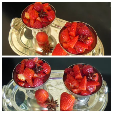 Fraises et framboises a l'Orientale - 4