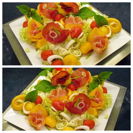 Salade de melon à l'italienne - 4