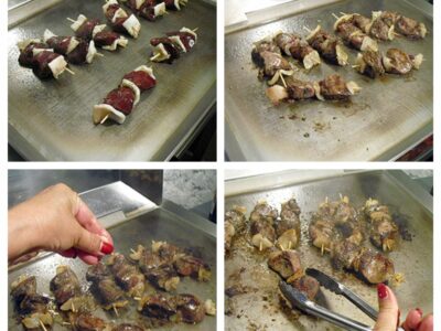 Brochettes de foies de volaille - 6