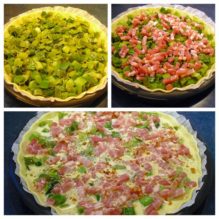 Quiche Aux Poireaux Et Lardons - La Recette Facile Par Toqués 2 Cuisine