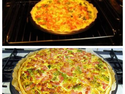 Quiche aux poireaux et lardons - 6