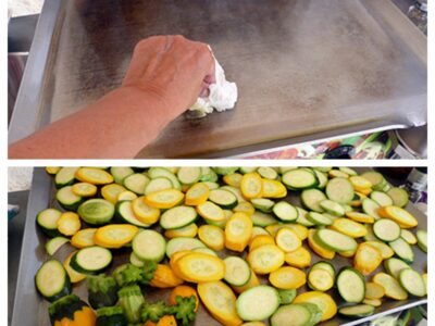 Courgettes sautées au basilic - 4