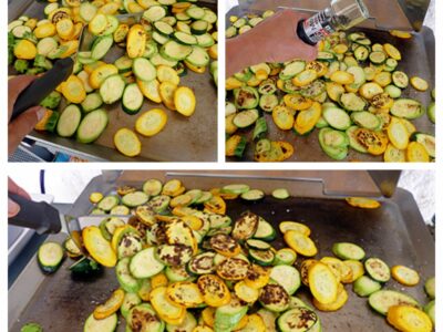 Courgettes sautées au basilic - 5