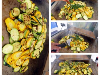 Courgettes sautées au basilic - 6