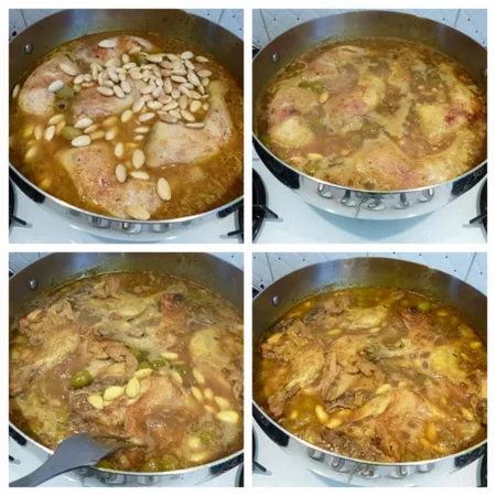 Poulet aux amandes - 5