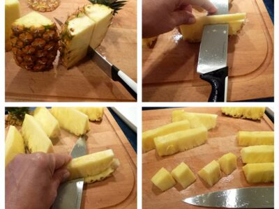 Brochettes banane ananas - 3