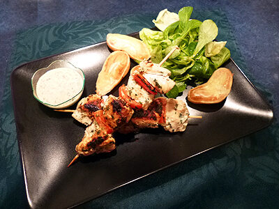 Brochettes de poulet au yaourt - 7