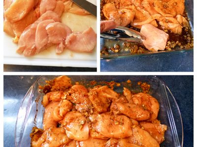Escalopes de poulet marinées - 3