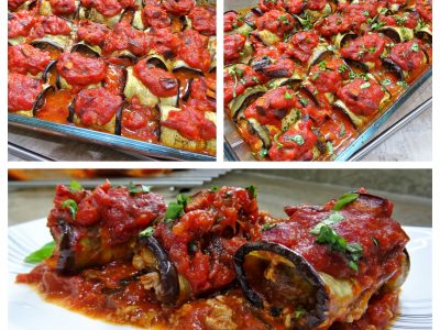 Cannellonis d'aubergines au bœuf - 10