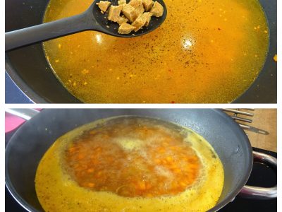Soupe de poulet curry coco - 6