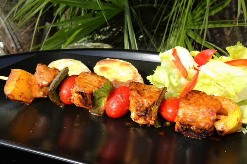 Brochettes de porc marinade cajun - 3