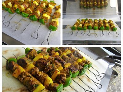 Brochettes de gigot au curry - 4