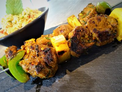 Brochettes de gigot au curry - 6