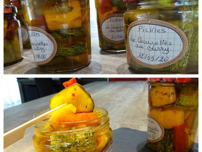 Pickles de courgettes au curry - 9