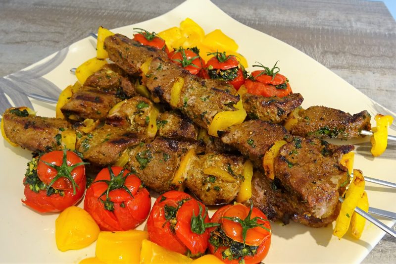 Brochettes de magret au ras el hanout - 12