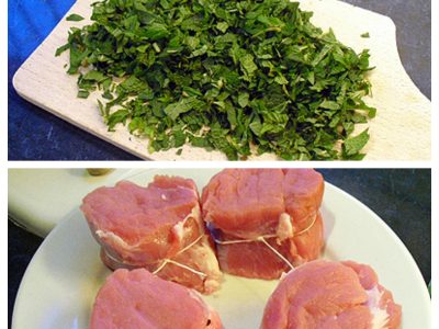 Grenadins de veau à la menthe et poivre vert - 2