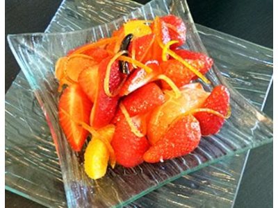 Salade de fraises aux agrumes - 7