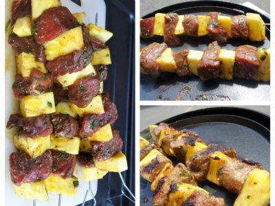 Brochettes de boeuf à l'ananas - 5