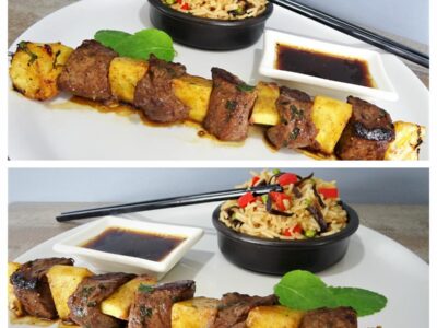 Brochettes de boeuf à l'ananas - 6