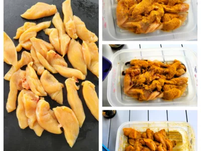 Aiguillettes de poulet panées au curcuma - 2