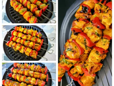 Brochettes de poulet menthe et curcuma - 5